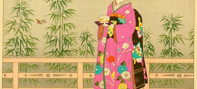 oeuvre nihinga de Shoen Uemura