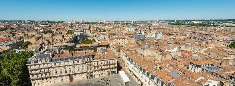 vue aérienne bordeaux