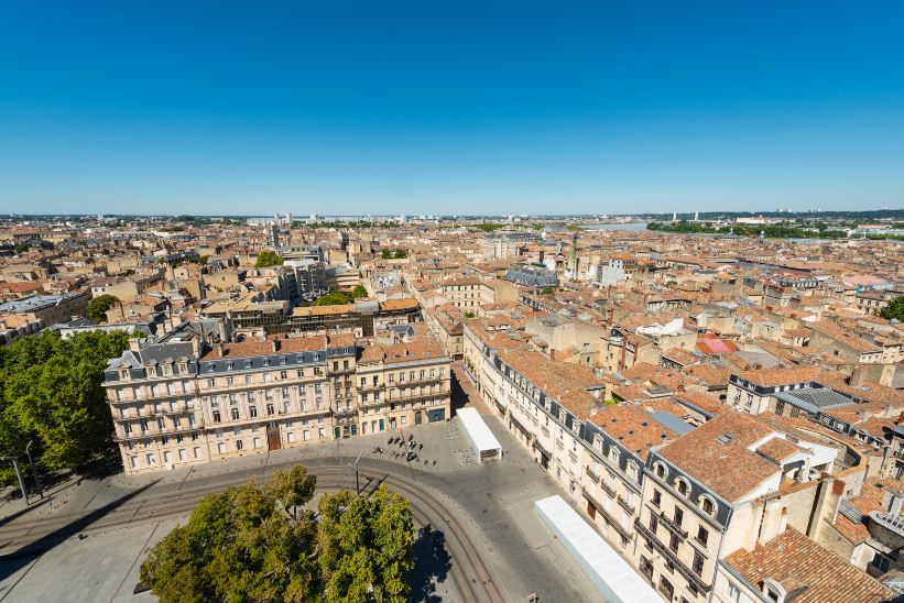 vue aérienne bordeaux